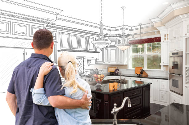 Custom kitchen cabinets installed in a Spring Park home